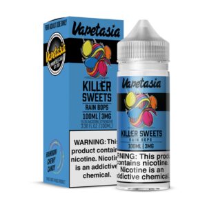 KILLER SWEETS RAIN BOPS 100ML E LIQUID VAPETASIA