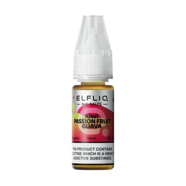 KIWI PASSION FRUIT GUAVA 10ML NIC SALT ELFLIQ BY ELFBAR
