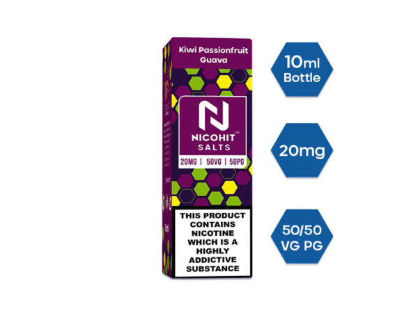 KIWI PASSIONFRUIT GUAVA 10ML NIC SALT NICOHIT