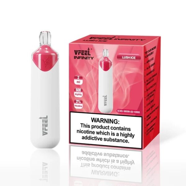 VFEEL INFINITY 600 PREFILLED POD VAPE KIT 20MG - Image 3