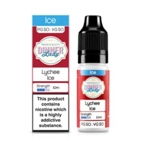LYCHEE ICE 10ML NIC SALT DINNER LADY