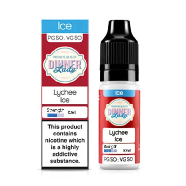 LYCHEE ICE 10ML NIC SALT DINNER LADY