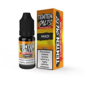 MANGO 10ML NIC SALT TENTEN PACK OF 10