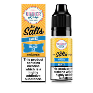 MANGO ICE FRUITS 10ML NIC SALT  DINNER LADY
