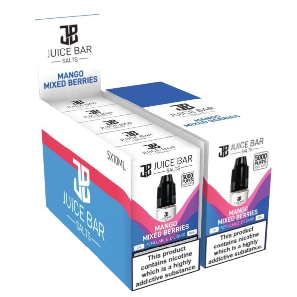 MANGO MIXED BERRIES 10ML NIC SALT JUICE BAR PACK OF 5