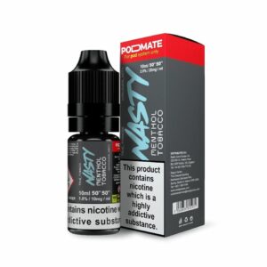 MENTHOL TOBACCO PODMATE 10ML NIC SALT NASTY JUICE