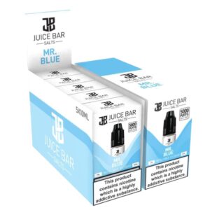 MR BLUE 10ML NIC SALT JUICE BAR PACK OF 5
