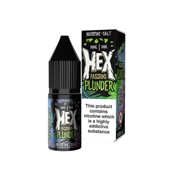 PASSIONS PLUNDER 10ML NIC SALT HEX