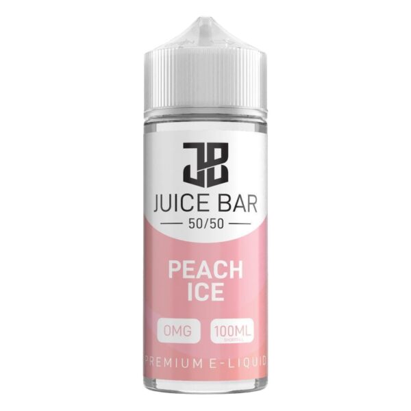 PEACH ICE 100ML E LIQUID JUICE BAR