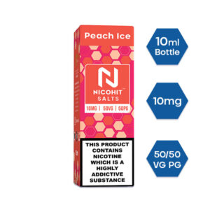 PEACH ICE 10ML NIC SALT NICOHIT