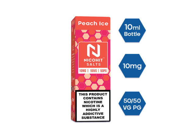 PEACH ICE 10ML NIC SALT NICOHIT