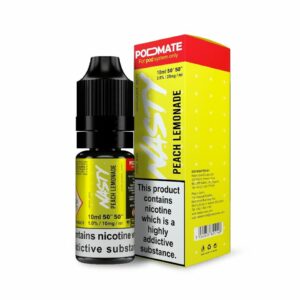 PEACH LEMONADE PODMATE 10ML NIC SALT NASTY JUICE