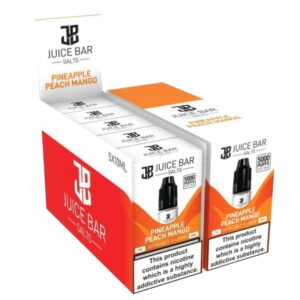 PINEAPPLE PEACH MANGO 10ML NIC SALT JUICE BAR PACK OF 5