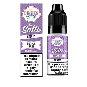 PURPLE RAIN FRUITS 10ML NIC SALT DINNER LADY