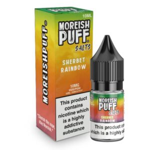 RAINBOW (SHERBET) 10ML NIC SALT MOREISH PUFF