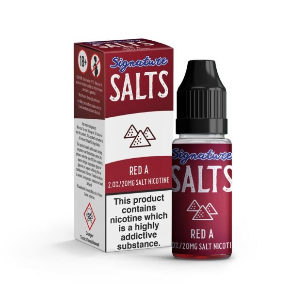 RED A NIC SALT 10ML SIGNATURE SALTS