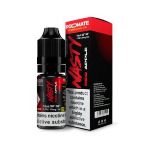 RED APPLE PODMATE 10ML NIC SALT NASTY JUICE
