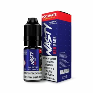 RED RAGE PODMATE 10ML NIC SALT NASTY JUICE
