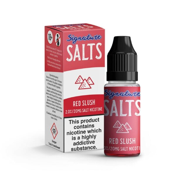 RED SLUSH NIC SALT 10ML SIGNATURE SALTS