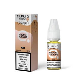 SNOOW TOBACCO 10ML NIC SALT ELFLIQ BY ELFBAR