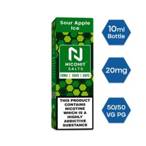 SOUR APPLE ICE 10ML NIC SALT NICOHIT