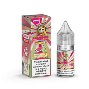 SOUR APPLE WATERMELON SLUSH 10ML NIC SALT SLUSHIE