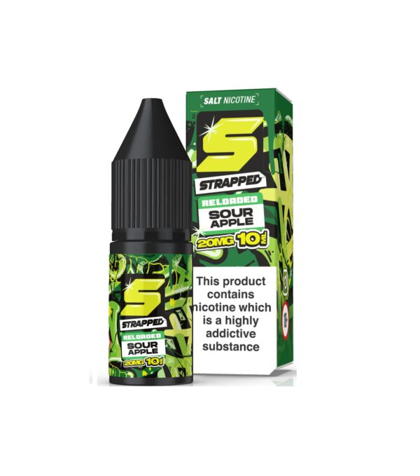 SOUR APPLE 10ML NIC SALT STRAPPED