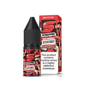 STRAWBERRY SOUR BELT 10ML NIC SALT STRAPPED