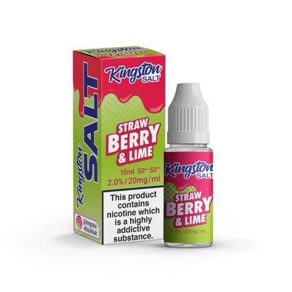 STRAWBERRY & LIME 10ML NIC SALT KINGSTON