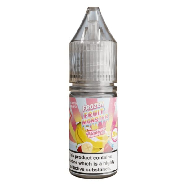 STRAWBERRY BANANA ICE 10ML NIC SALT FROZEN FRUIT MONSTER