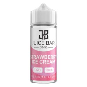 STRAWBERRY ICE CREAM 100ML E LIQUID JUICE BAR