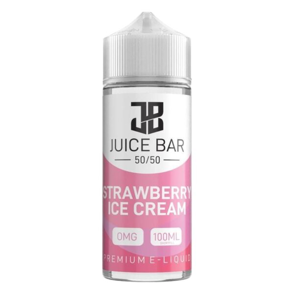 STRAWBERRY ICE CREAM 100ML E LIQUID JUICE BAR