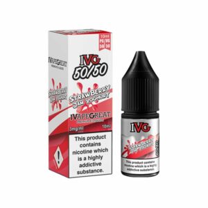 STRAWBERRY JAM YOGHURT 10ML E LIQUID 50/50 IVG PACK OF 10
