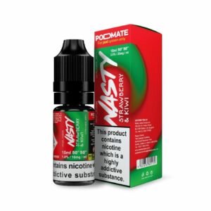 STRAWBERRY & KIWI PODMATE 10ML NIC SALT NASTY JUICE