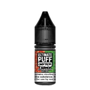 STRAWBERRY MELON CANDY DROPS 10ML E LIQUID 50/50 ULTIMATE PUFF PACK OF 10