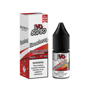 STRAWBERRY 10ML E LIQUID 50/50 IVG PACK OF 10