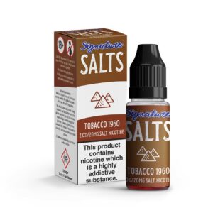 TOBACCO 1960 NIC SALT 10ML SIGNATURE SALTS