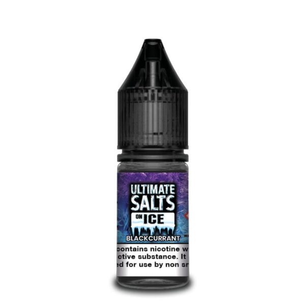 BLACKCURRANT ON ICE 10ML NIC SALT ULTIMATE SALTS PACK OF 10