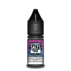 GRAPE AND STRAWBERRY ON ICE 10ML NIC SALT ULTIMATE SALTS PACK OF 10