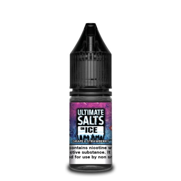 GRAPE AND STRAWBERRY ON ICE 10ML NIC SALT ULTIMATE SALTS PACK OF 10