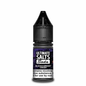 BLACKCURRANT CRUSH SODA 10ML NIC SALT ULTIMATE SALTS PACK OF 10