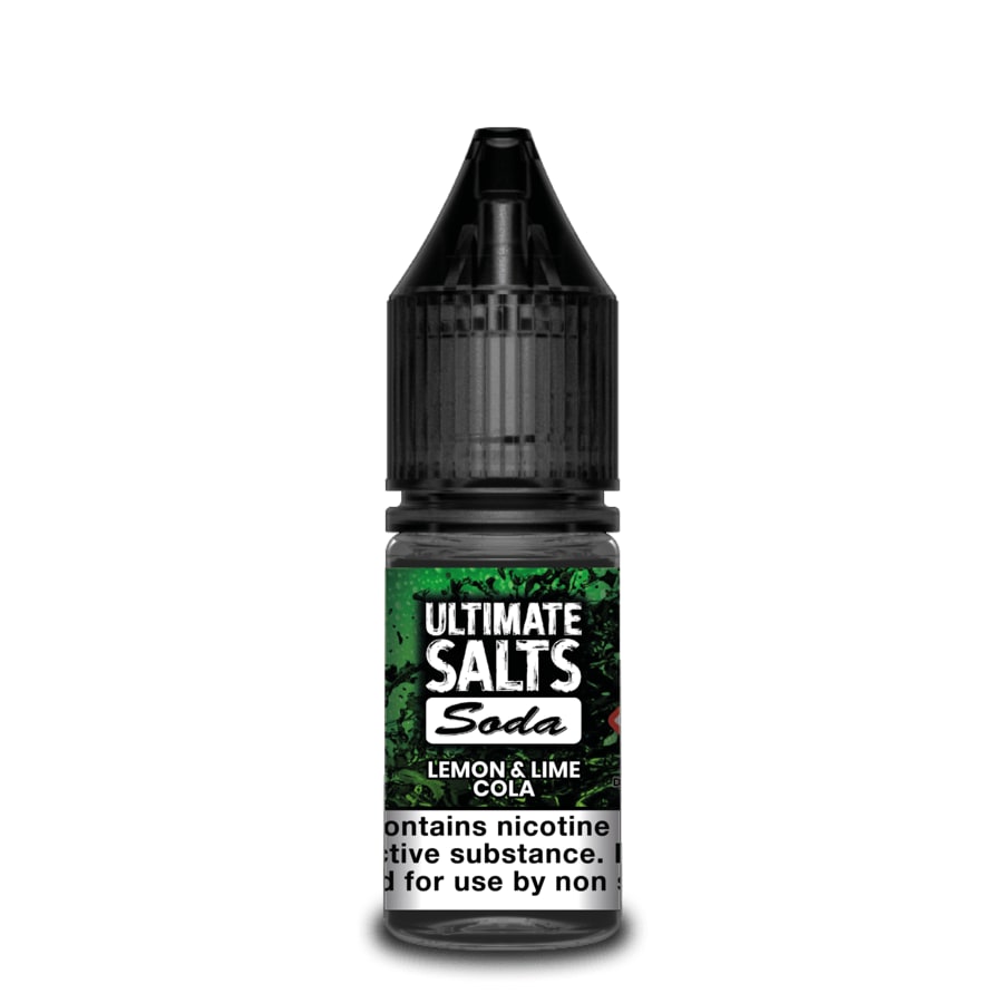 LEMON & LIME COLA SODA 10ML NIC SALT ULTIMATE SALTS PACK OF 10