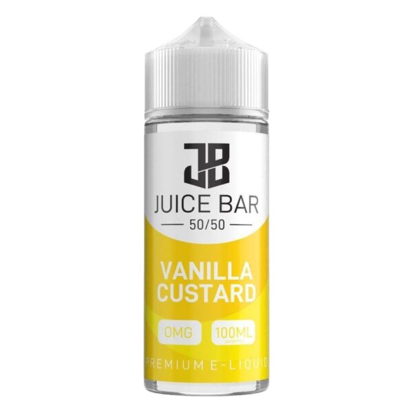 VANILLA CUSTARD 100ML E LIQUID JUICE BAR