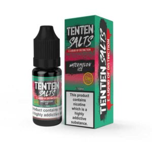WATERMELON ICE 10ML NIC SALT TENTEN PACK OF 10