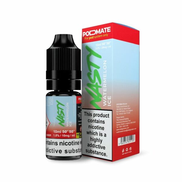WATERMELON ICE PODMATE 10ML NIC SALT NASTY JUICE