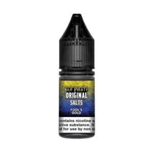 FOOLS GOLD NIC SALT 10ML OLD PIRATE ORIGINAL PACK OF 10