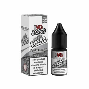 SILVER (TOBACCO) 10ML E LIQUID 50/50 IVG PACK OF 10