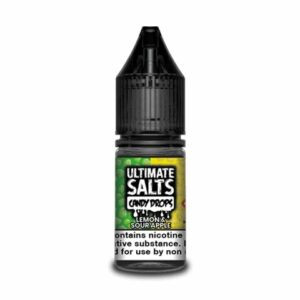 LEMON & SOUR APPLE CANDY DROPS 10ML NIC SALT ULTIMATE SALTS PACK OF 10