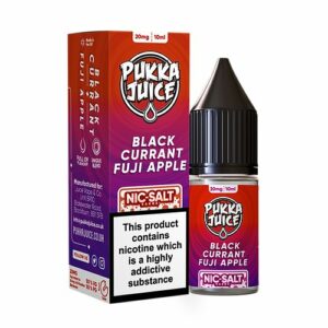 BLACK CURRANT FUJI APPLE NIC SALT 10ML PUKKA JUICE
