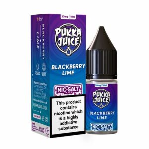 BLACKBERRY LIME NIC SALT 10ML PUKKA JUICE
